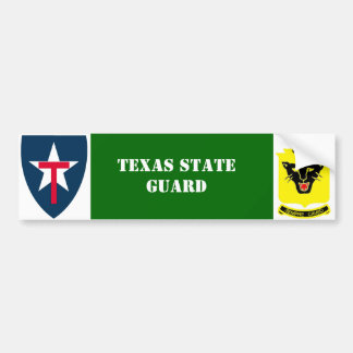Texas State Guard 4th Reg. Bumpersticker