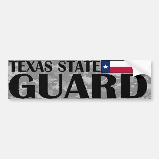 Texas State Guard Bumpersticker (Voorkant)