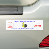 Texas State Guard Bumpersticker (Op auto)