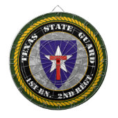 Texas State Guard Dart Board Dartbord (Voorkant)