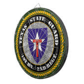Texas State Guard Dart Board Dartbord (Voorkant Rechts)