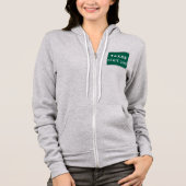 Texas State Line Road Sign Hoodie (Voorkant)