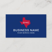 Texas State Logo Professional Blue & Red #2 Visitekaartje (Voorkant)