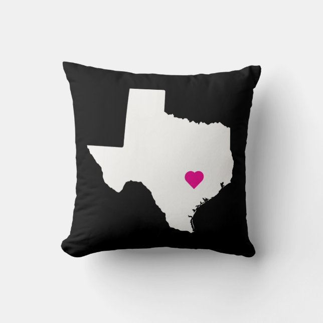  Texas State Love Reversible Pillow Kussen (Voorkant)