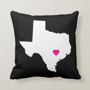Texas State Love Reversible Pillow Kussen