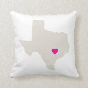 Texas State Love Reversible Pillow Kussen