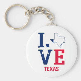 Texas State Love USA Sleutelhanger