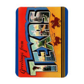 Texas State Magnet Magneet (Verticaal)