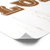 Texas State Map Art - Love Lubbock Art Poster (Hoek)