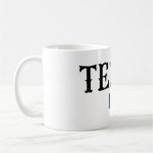 Texas State Map Flag Koffiemok (Links)