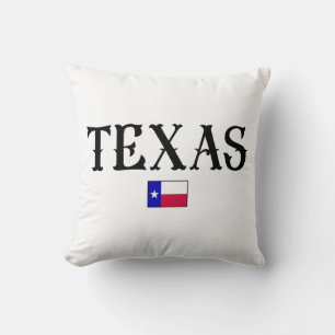Texas State Map Flag Kussen
