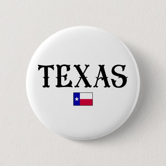 Texas State Map Flag Ronde Button 5,7 Cm (Voorkant)