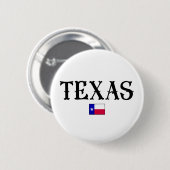 Texas State Map Flag Ronde Button 5,7 Cm (Voorkant /achterkant)