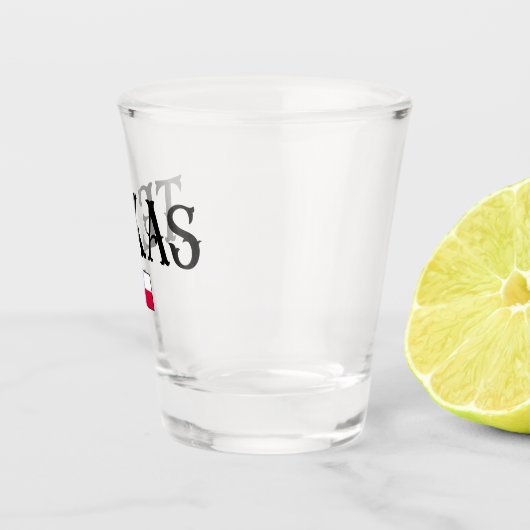 Texas State Map Flag Shot Glas (Rechts)