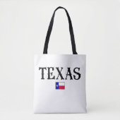 Texas State Map Flag Tote Bag (Voorkant)