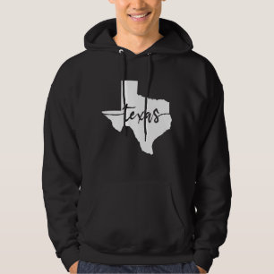 Texas State Map Hoodie