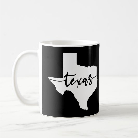 Texas State Map Koffiemok (Links)