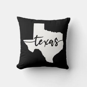 Texas State Map Kussen