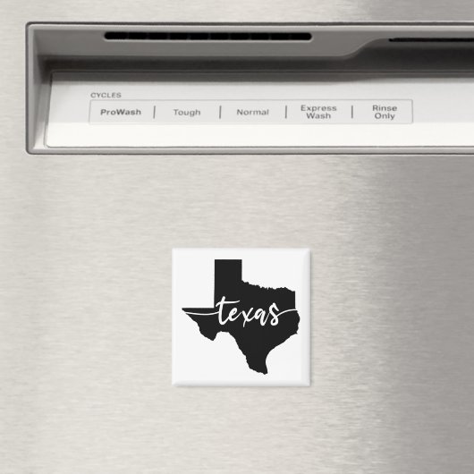 Texas State Map Magneet (Insitu (Vaatwasser))