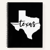 Texas State Map Notitieboek (Voorkant)