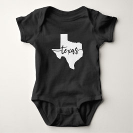 Texas State Map Romper