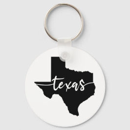 Texas State Map Sleutelhanger