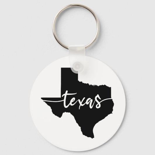Texas State Map Sleutelhanger (Voorkant)