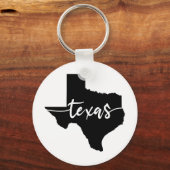 Texas State Map Sleutelhanger (Voorkant)