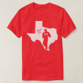 Texas State Map T-shirt (Design voorkant)