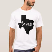 Texas State Map T-shirt (Voorkant)