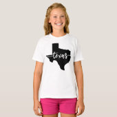 Texas State Map T-shirt (Voorkant volledig)