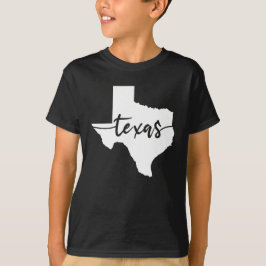 Texas State Map T-shirt