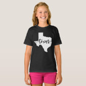 Texas State Map T-shirt (Voorkant volledig)