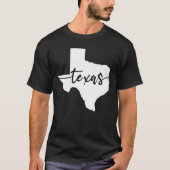 Texas State Map T-shirt (Voorkant)