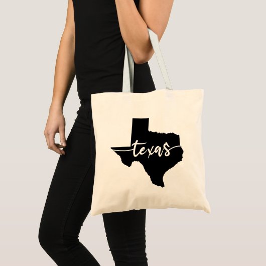 Texas State Map Tote Bag (Voorkant (product))