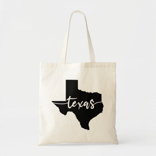 Texas State Map Tote Bag (Voorkant)