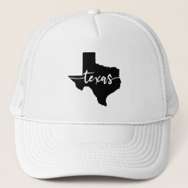 Texas State Map Trucker Pet