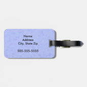 Texas State Mockingbird & Bluebonnet Flower Bagagelabel (Achterkant horizontaal)