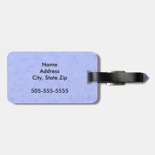 Texas State Mockingbird & Bluebonnet Flower Bagagelabel (Achterkant horizontaal)