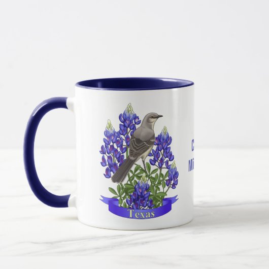 Texas State Mockingbird & Bluebonnet Flower Mok (Links)