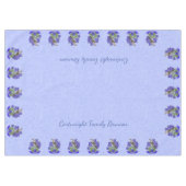 Texas State Mockingbird & Bluebonnet Flower Tafelkleed (Voorkant (Horizontaal))