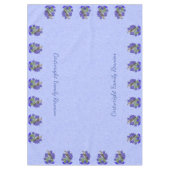 Texas State Mockingbird & Bluebonnet Flower Tafelkleed (Voorkant)