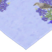 Texas State Mockingbird & Bluebonnet Flower Tafelkleed (Gekanteld)