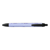 Texas State Mockingbird & Bluebonnet Flower Zwarte Inkt Pen (Achterkant)