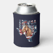 Texas State Overzicht USA Paard Blikjeskoeler (Blikje Achterkant)