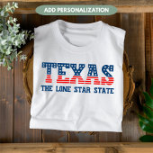 Texas State Patriottische Custom T-shirt