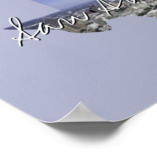 Texas State Photo insert and town name Poster (Hoek)