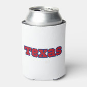 Texas State Pride Custom Blikjeskoeler (Blikje Voorkant)