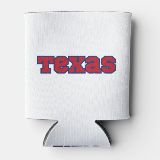 Texas State Pride Custom Blikjeskoeler (Voorkant)