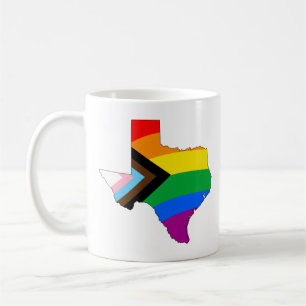 Texas State Pride LGBTQ Progress Pride Koffiemok